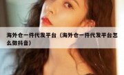 海外仓一件代发平台（海外仓一件代发平台怎么做抖音）