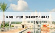 派币是什么玩意（派币到底怎么回事儿）
