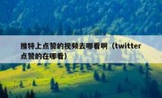 推特上点赞的视频去哪看啊（twitter点赞的在哪看）