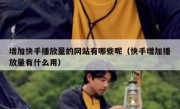 增加快手播放量的网站有哪些呢（快手增加播放量有什么用）