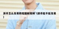 派币怎么交易教程图解视频（派币能不能交易）