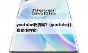 youtube收费吗?（youtube付费宣传内容）