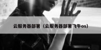 云服务器部署（云服务器部署飞牛os）