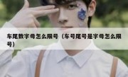 车尾数字母怎么限号（车号尾号是字母怎么限号）