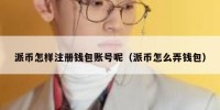 派币怎样注册钱包账号呢（派币怎么弄钱包）
