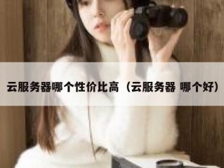 云服务器哪个性价比高（云服务器 哪个好）