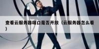 查看云服务器端口是否开放（云服务器怎么看）