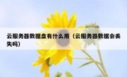 云服务器数据盘有什么用（云服务器数据会丢失吗）