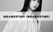微信小程序天气组件（微信小程序天气插件）