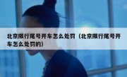 北京限行尾号开车怎么处罚（北京限行尾号开车怎么处罚的）
