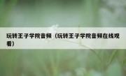 玩转王子学院音频（玩转王子学院音频在线观看）