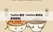 Twitter昵称（twitter昵称后面有把锁）