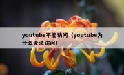 youtube不能访问（youtube为什么无法访问）