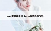 arm服务器价格（arm服务器多少钱）