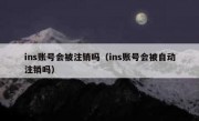 ins账号会被注销吗（ins账号会被自动注销吗）