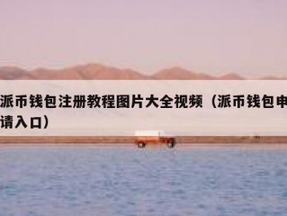 派币钱包注册教程图片大全视频（派币钱包申请入口）