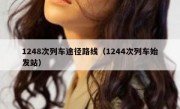 1248次列车途径路线（1244次列车始发站）