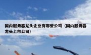 国内服务器龙头企业有哪些公司（国内服务器龙头上市公司）