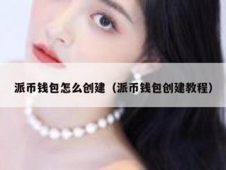 派币钱包怎么创建（派币钱包创建教程）