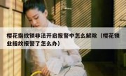 樱花指纹锁非法开启报警中怎么解除（樱花锁业指纹报警了怎么办）