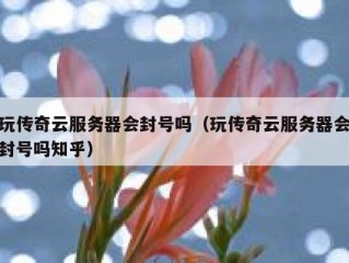 玩传奇云服务器会封号吗（玩传奇云服务器会封号吗知乎）