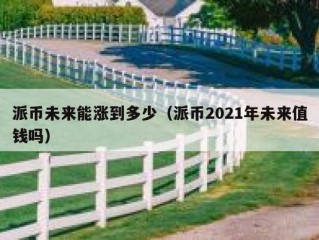 派币未来能涨到多少（派币2021年未来值钱吗）