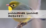 youtube评论通知（youtube的评论怎么不见了）