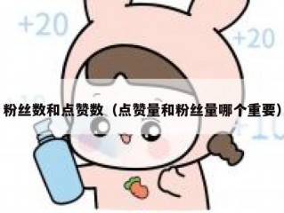 粉丝数和点赞数（点赞量和粉丝量哪个重要）