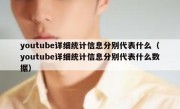 youtube详细统计信息分别代表什么（youtube详细统计信息分别代表什么数据）