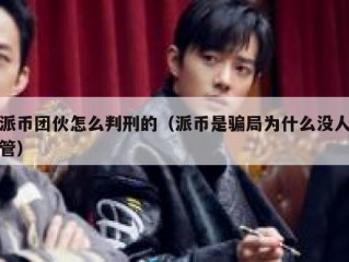 派币团伙怎么判刑的（派币是骗局为什么没人管）