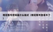 樱花账号密码是什么格式（樱花账号登录不了）
