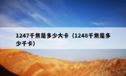 1247千焦是多少大卡（1248千焦是多少千卡）