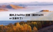 国内上twitter注册（国内twitter注册不了）