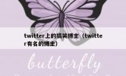 twitter上的搞笑博主（twitter有名的博主）