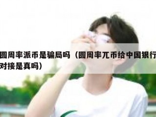 圆周率派币是骗局吗（圆周率兀币给中国银行对接是真吗）