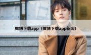 微博下载app（微博下载app新闻）