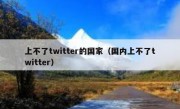 上不了twitter的国家（国内上不了twitter）