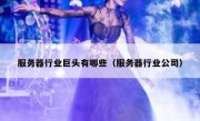 服务器行业巨头有哪些（服务器行业公司）