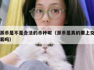派币是不是合法的币种呢（派币是真的要上交易吗）