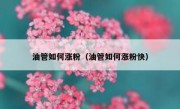 油管如何涨粉（油管如何涨粉快）