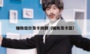 辅助低价发卡网群（辅助发卡盟）