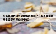 服务器国内知名品牌有哪些牌子（服务器国内知名品牌有哪些牌子的）