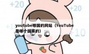 youtube哪国的网站（YouTube是哪个国家的）