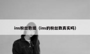 ins粉丝数据（ins的粉丝数真实吗）