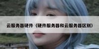 云服务器硬件（硬件服务器和云服务器区别）
