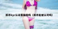 派币kyc认证是骗局吗（派币能被认可吗）