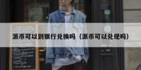 派币可以到银行兑换吗（派币可以兑现吗）