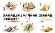 国内服务器龙头上市公司有哪些（国内服务器上市公司排名）