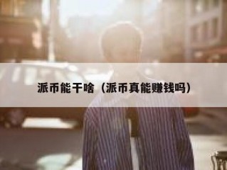 派币能干啥（派币真能赚钱吗）