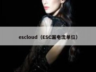 escloud（ESC漏电流单位）